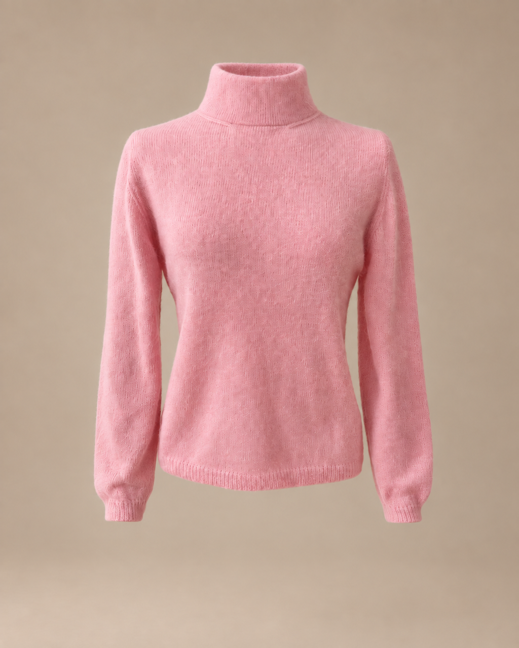 DANIRA alpaca trui met hoge hals