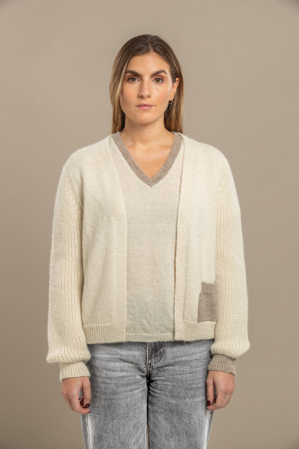 Daisy alpaca Cardigan