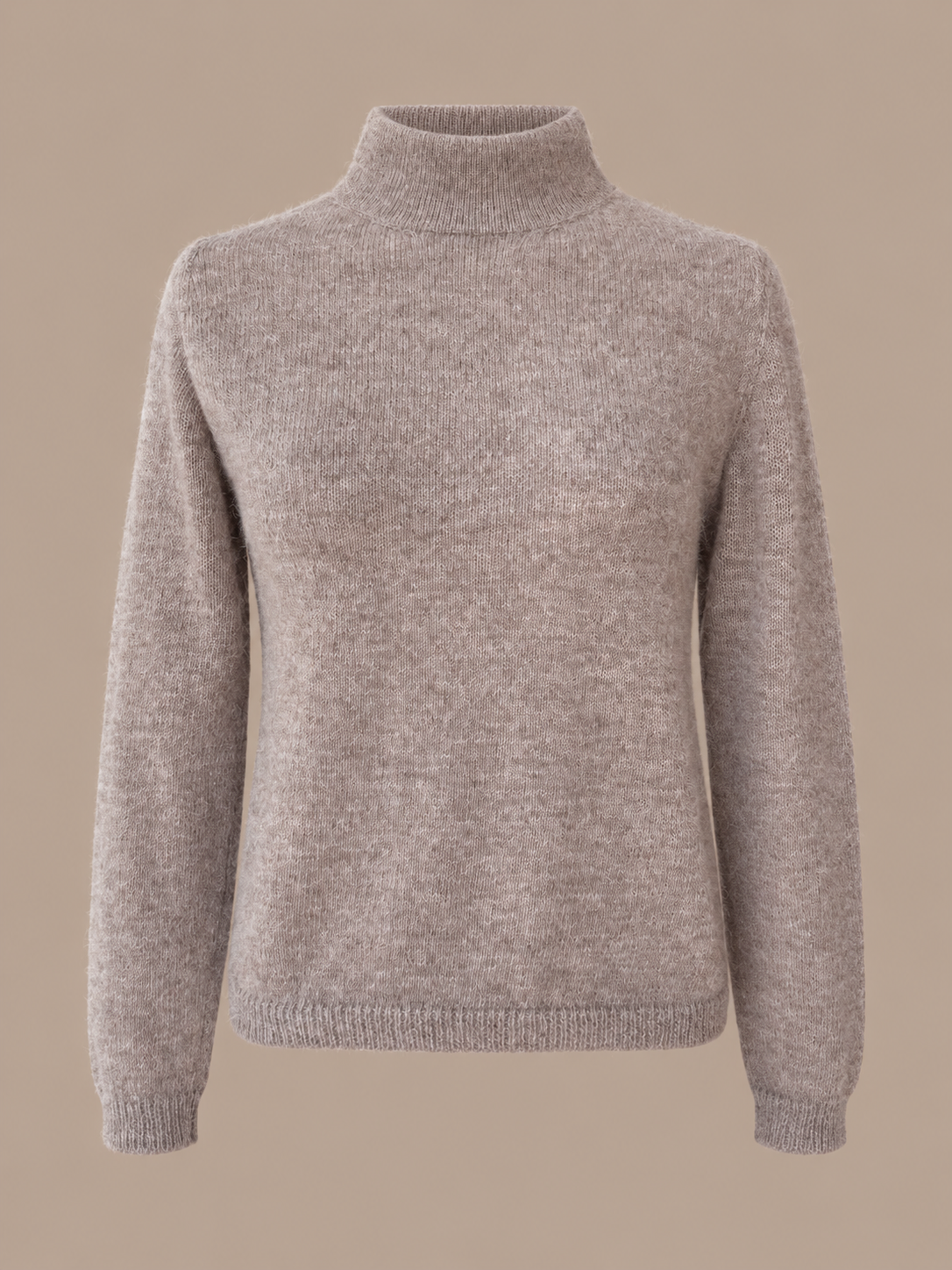 Danira ~ alpaca high neck alpaca, mushroom